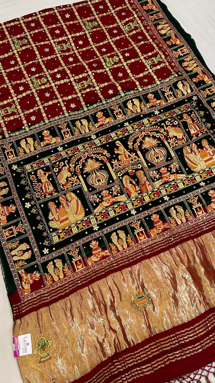 Pure Gaji Silk Gharchola