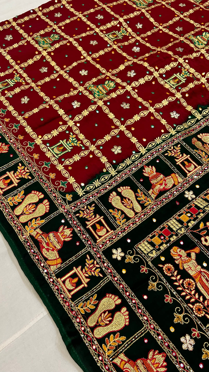 Pure Gaji Silk Gharchola