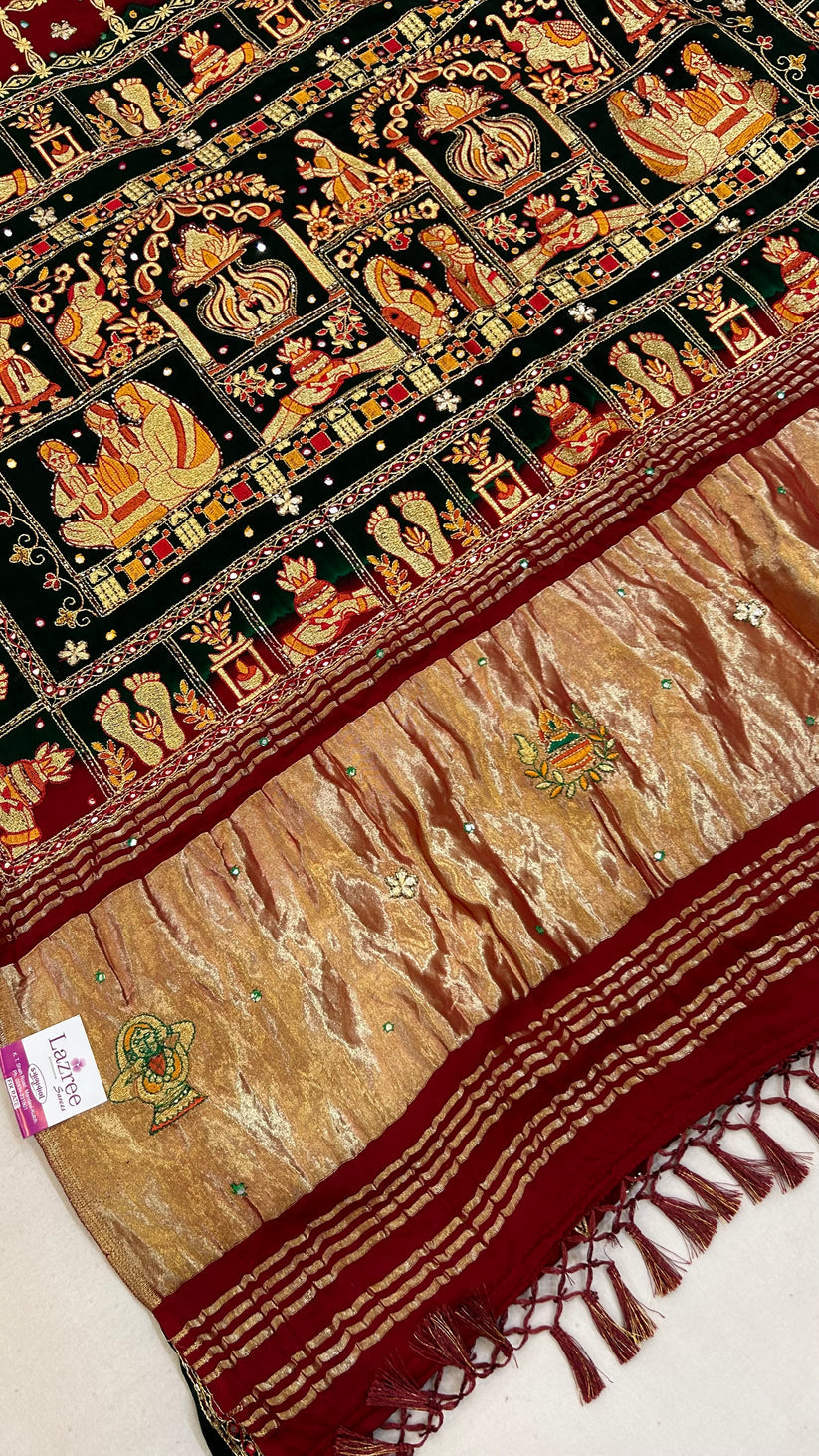 Pure Gaji Silk Gharchola