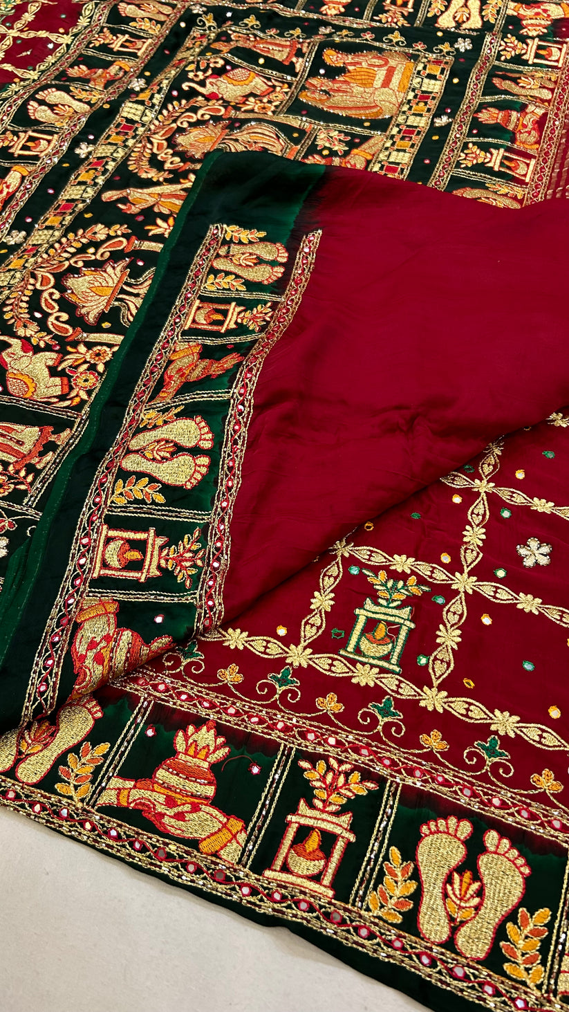 Pure Gaji Silk Gharchola